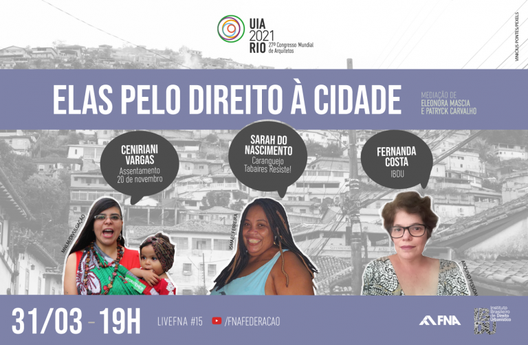 #ElaspeloDireitoàCidade - Live debate garantia do direito à cidade a partir de lutas contra discriminações