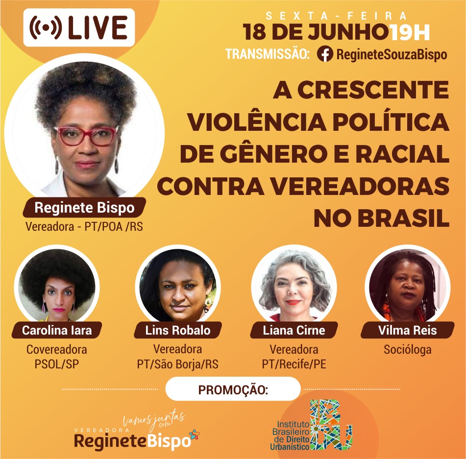 Evento: A crescente violência política de gênero e racial contra vereadoras no Brasil
